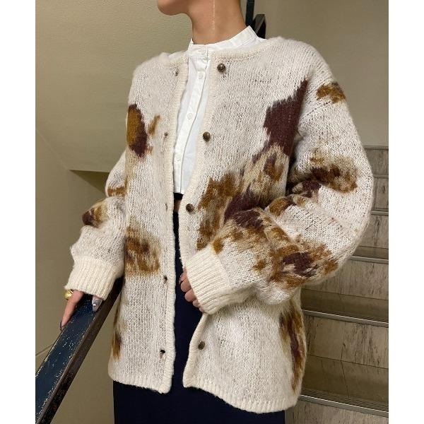 ：常花二手：🇯🇵 AIC. ✿ 花卉圖騰針織開襟衫（實拍照請看下方商品說明欄）日牌正品 現貨-細節圖4