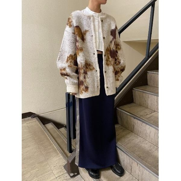 ：常花二手：🇯🇵 AIC. ✿ 花卉圖騰針織開襟衫（實拍照請看下方商品說明欄）日牌正品 現貨-細節圖6