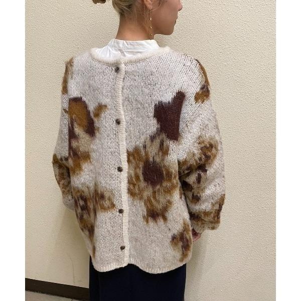 ：常花二手：🇯🇵 AIC. ✿ 花卉圖騰針織開襟衫（實拍照請看下方商品說明欄）日牌正品 現貨-細節圖8