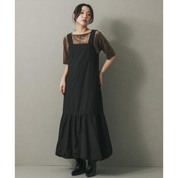 ：常花二手：🇯🇵 SENSE OF PLACE ✿ 下擺氣球工裝背心洋裝（實拍照請看下方商品說明欄）日牌正品 現貨-細節圖7