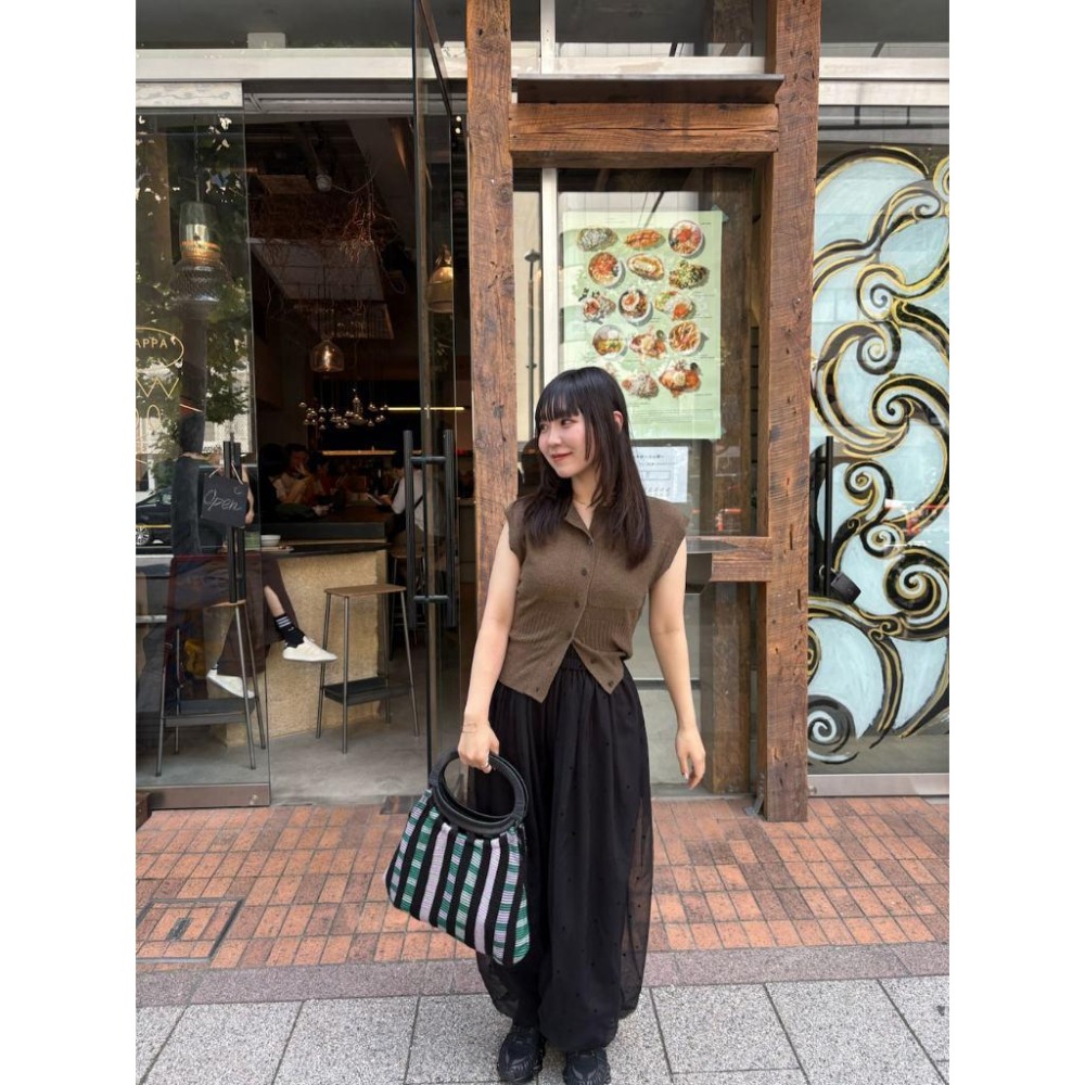 ：常花二手：🇯🇵 KBF ✿ 俐落無袖針織襯衫（實拍照請看下方商品說明欄）日牌正品 現貨-細節圖3