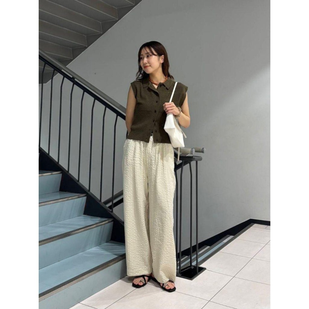 ：常花二手：🇯🇵 KBF ✿ 俐落無袖針織襯衫（實拍照請看下方商品說明欄）日牌正品 現貨-細節圖5