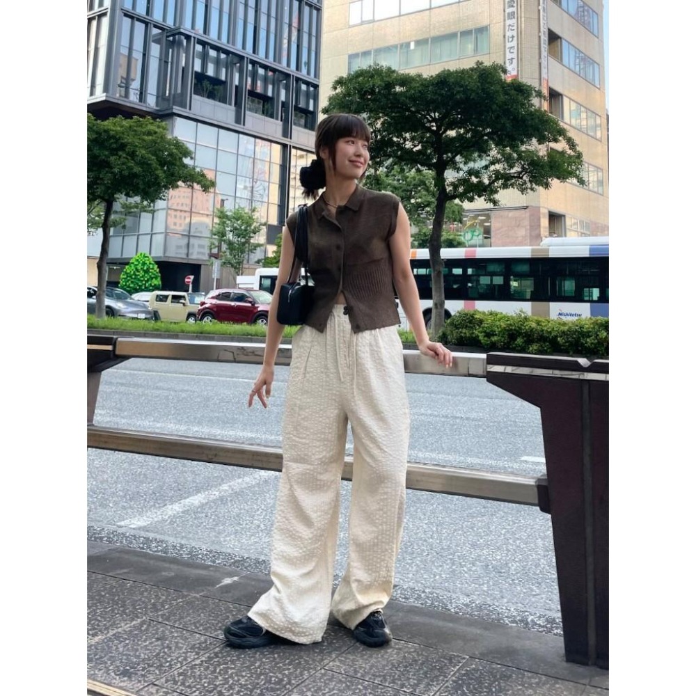 ：常花二手：🇯🇵 KBF ✿ 俐落無袖針織襯衫（實拍照請看下方商品說明欄）日牌正品 現貨-細節圖6