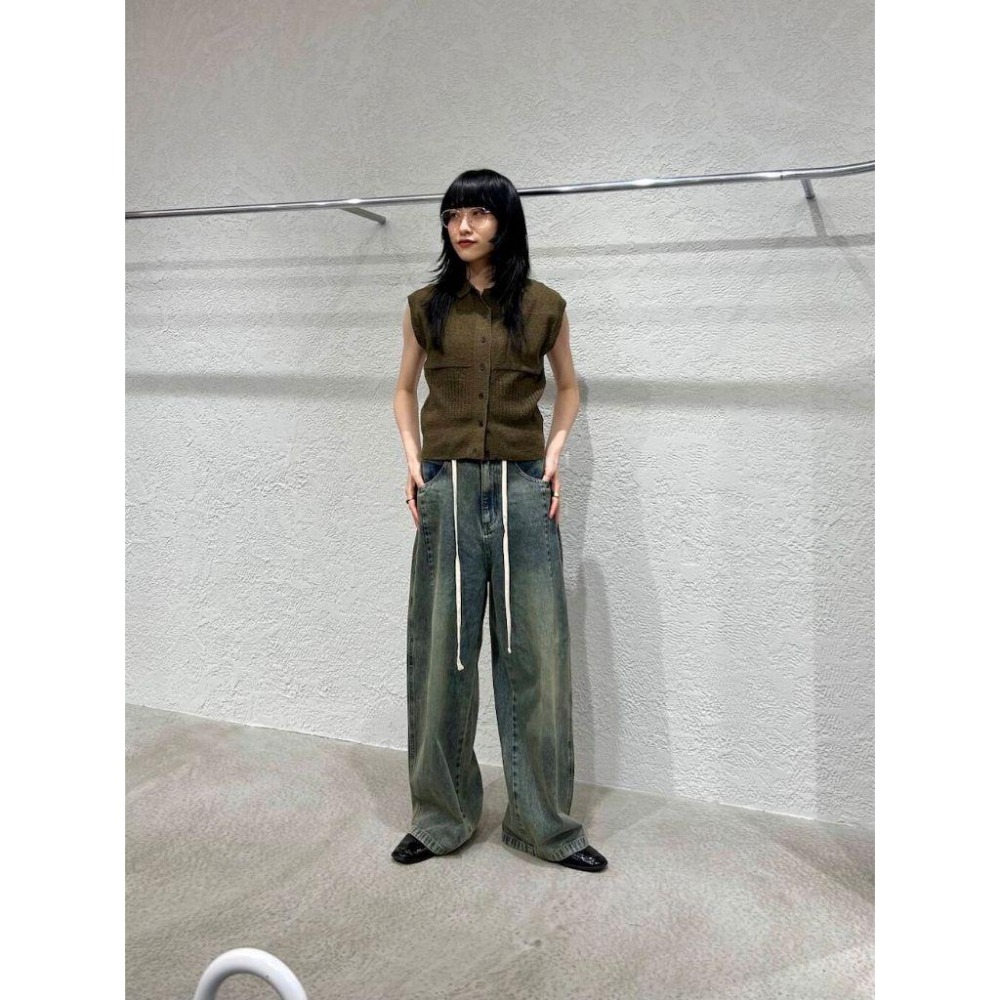 ：常花二手：🇯🇵 KBF ✿ 俐落無袖針織襯衫（實拍照請看下方商品說明欄）日牌正品 現貨-細節圖8