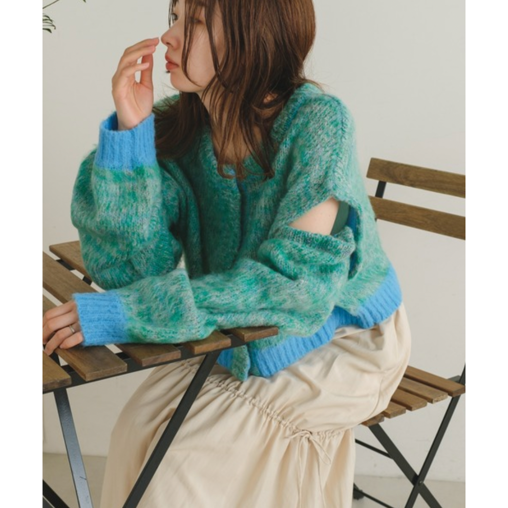 ：常花二手：🇯🇵 Kastane ✿ 2way可拆袖混織短版外套（實拍照請看下方商品說明欄）＃日牌正品-規格圖11