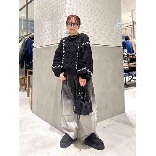 ：常花二手：🇯🇵 niko and... ✿ 撞色車線麻花針織毛衣（實拍照請看下方商品說明欄）日牌正品 現貨-細節圖9