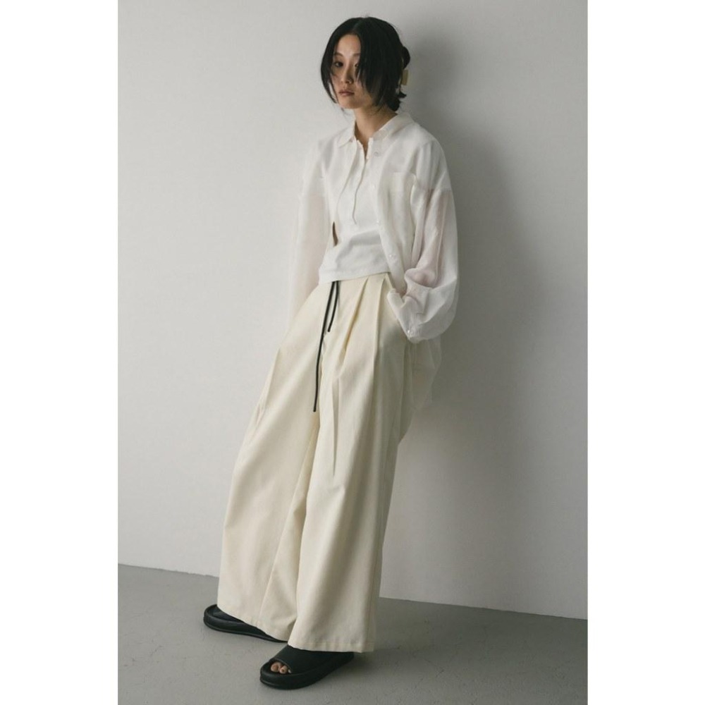 ：常花二手：🇯🇵 STYLEMIXER ✿ 寬袖大口袋透膚襯衫（實拍照請看下方商品說明欄）日牌正品 現貨-細節圖2