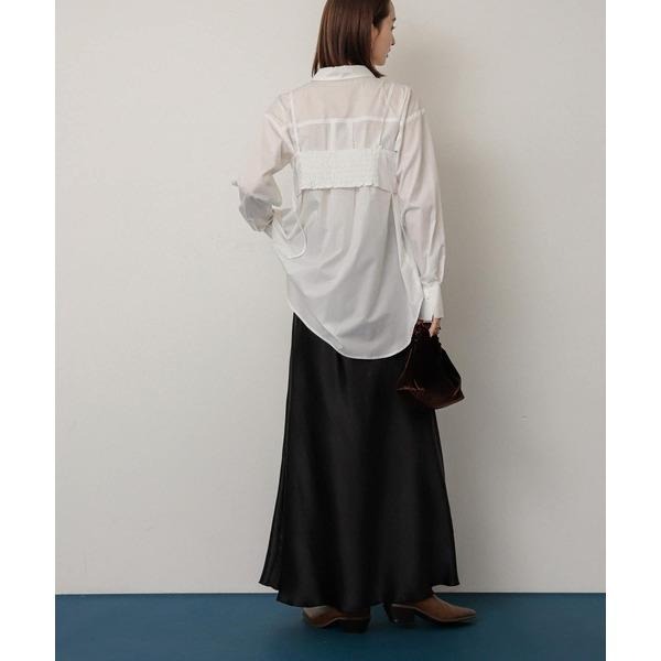 ：常花二手：🇯🇵 SENSE OF PLACE ✿ 馬甲造型套裝襯衫（實拍照請看下方商品說明欄）日牌正品 現貨-細節圖7