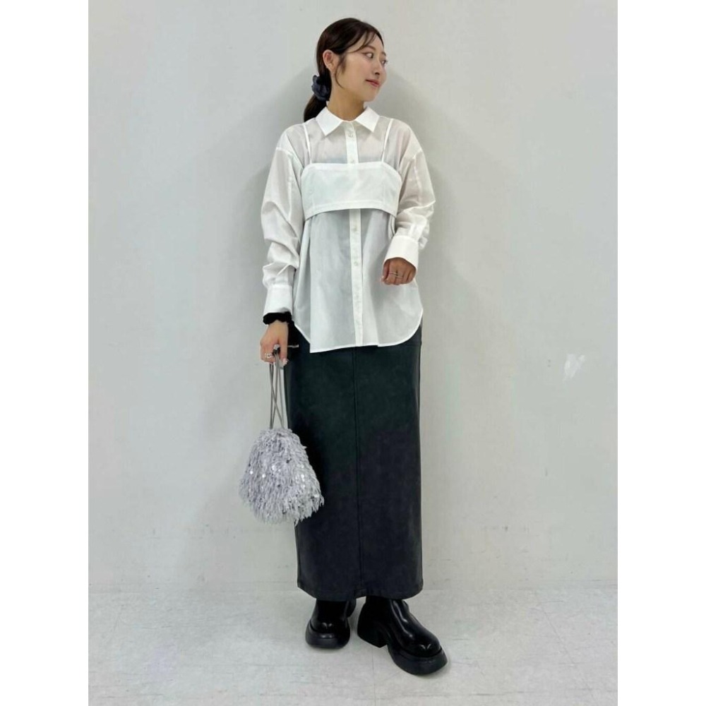 ：常花二手：🇯🇵 SENSE OF PLACE ✿ 馬甲造型套裝襯衫（實拍照請看下方商品說明欄）日牌正品 現貨-細節圖8