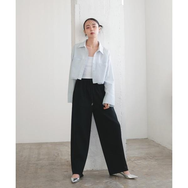 ：常花二手：🇯🇵 LIAN ✿ 寬袖條紋短版襯衫（實拍照請看下方商品說明欄）日牌正品 現貨-細節圖7