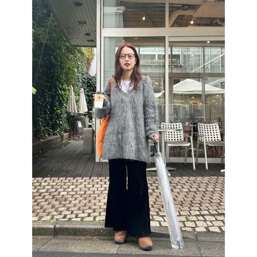 常花二手：🇯🇵 Kastane ✿ V領長海毛針織上衣（實拍照請看下方商品說明欄）日牌正品 現貨-細節圖7