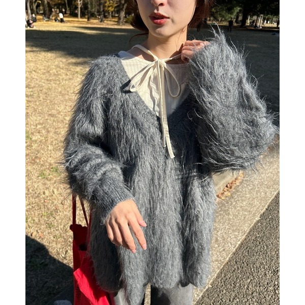 常花二手：🇯🇵 Kastane ✿ V領長海毛針織上衣（實拍照請看下方商品說明欄）日牌正品 現貨-規格圖7