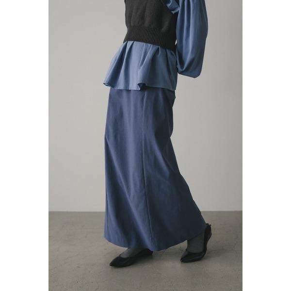 常花二手：🇯🇵 STYLEMIXER ✿ 弧形腰線高彈性直筒長裙（實拍照請看下方商品說明欄）日牌正品 現貨-細節圖2