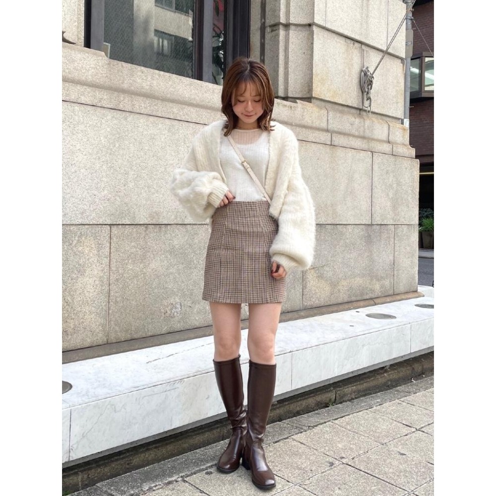 ：常花二手：🇯🇵 CLEIO ✿ 超可愛澎澎袖短版針織外套（實拍照請看下方商品說明欄）日牌正品 現貨-細節圖9
