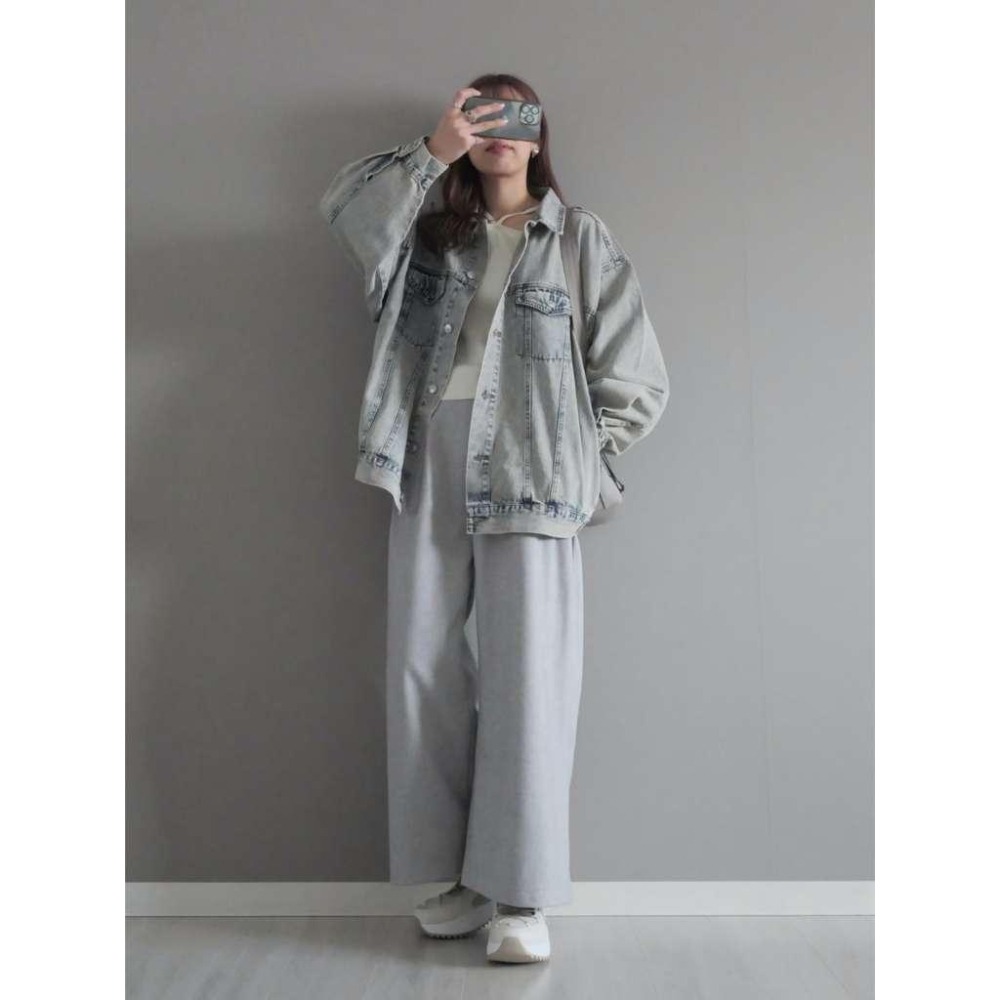 ：常花二手：🇯🇵 tiptop ✿ 寬鬆刷色單寧牛仔外套（實拍照請看下方商品說明欄）日牌正品 現貨-細節圖4