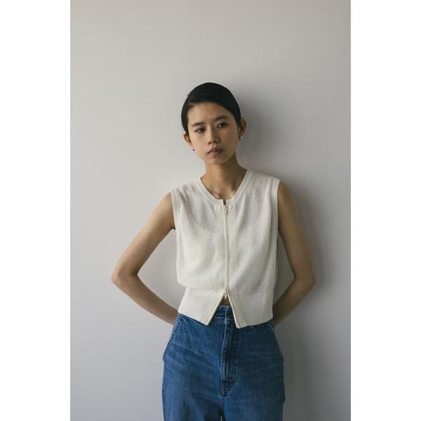 ：常花二手：🇯🇵 STYLEMIXER ✿ 俐落大人感雙拉鍊針織背心（實拍照請看下方商品說明欄）日牌正品 現貨-細節圖5