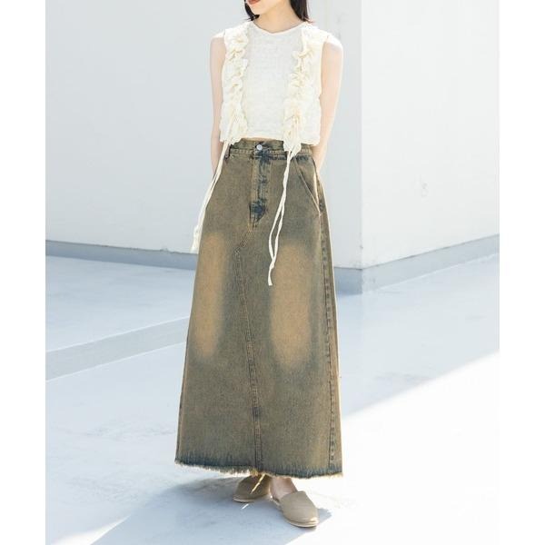 ：常花二手：🇯🇵 KBF ✿ 2way荷葉造型無袖背心（實拍照請看下方商品說明欄）日牌正品 現貨-細節圖3