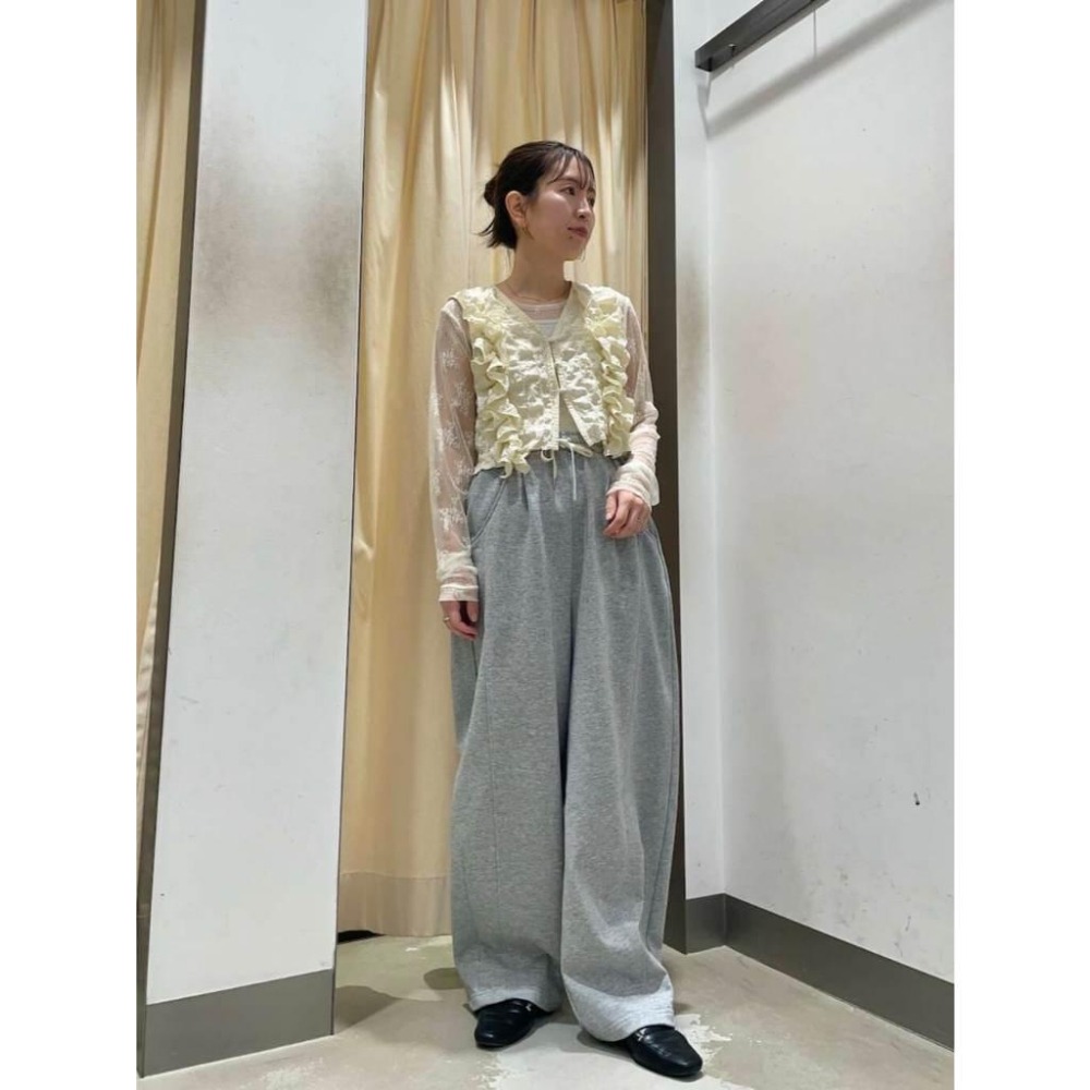 ：常花二手：🇯🇵 KBF ✿ 2way荷葉造型無袖背心（實拍照請看下方商品說明欄）日牌正品 現貨-細節圖7