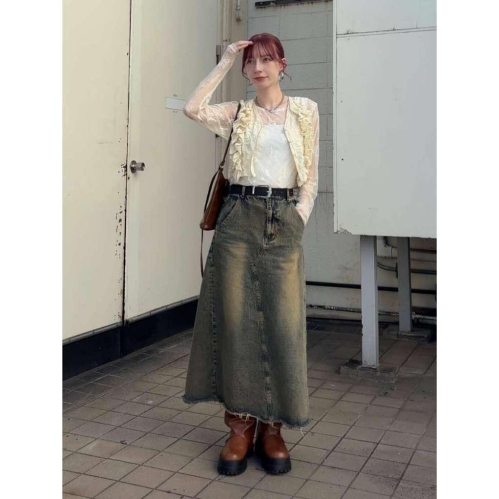 ：常花二手：🇯🇵 KBF ✿ 2way荷葉造型無袖背心（實拍照請看下方商品說明欄）日牌正品 現貨-細節圖9