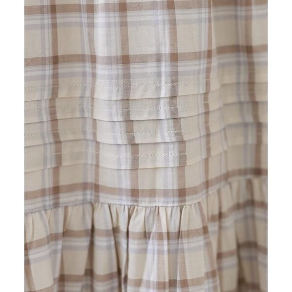 ：常花二手：🇯🇵 FREAK’S STORE ✿ 格紋多層次蛋糕長裙（實拍照請看下方商品說明欄）日牌正品 現貨-細節圖5