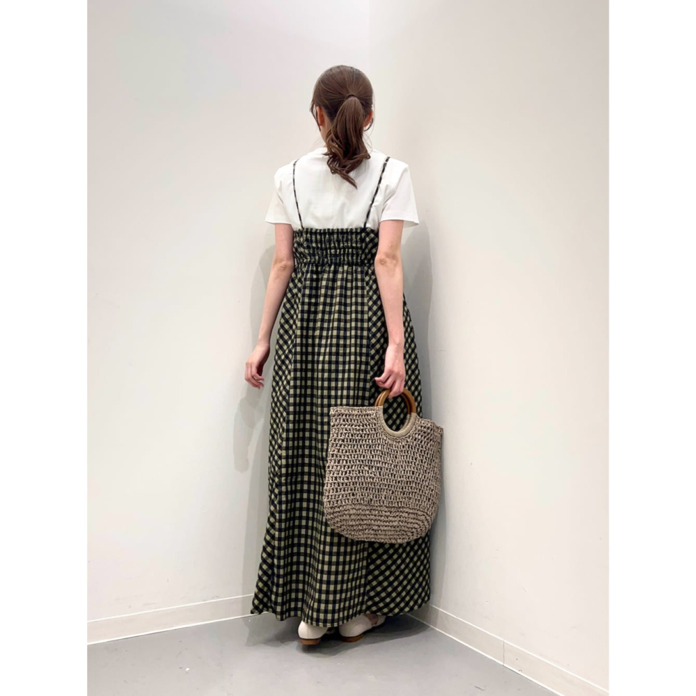 ：常花二手：🇯🇵 KBF ✿ 絕美秋冬格紋馬甲吊帶洋裝（實拍照請看下方商品說明欄）日牌正品 現貨-細節圖11