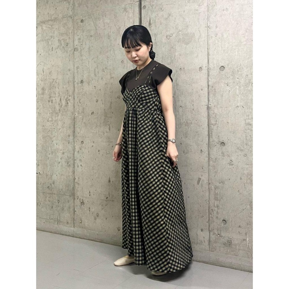 ：常花二手：🇯🇵 KBF ✿ 絕美秋冬格紋馬甲吊帶洋裝（實拍照請看下方商品說明欄）日牌正品 現貨-細節圖10