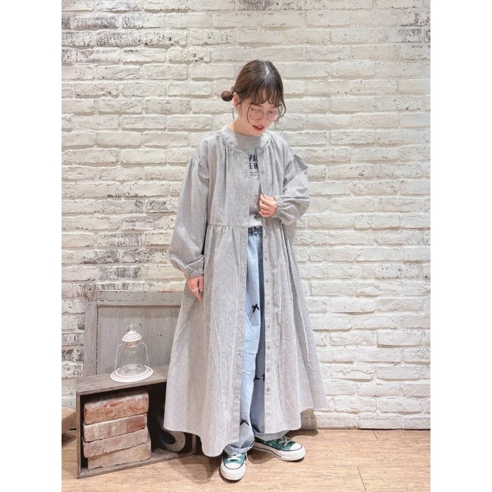 ：常花二手：🇯🇵 Samansa Mos2 ✿ 正反兩穿蝴蝶結棉質洋裝（實拍照請看下方商品說明欄）日牌正品 現貨-細節圖3