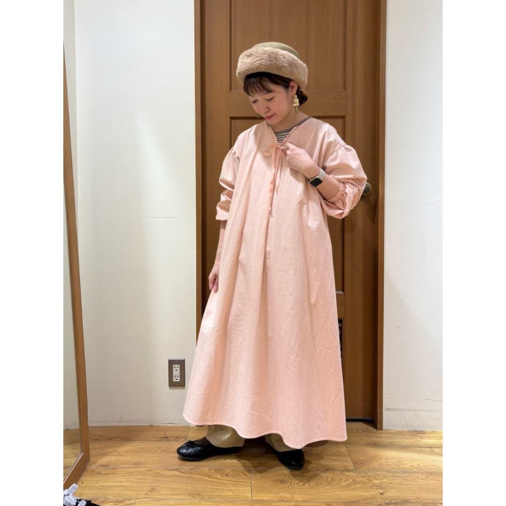 ：常花二手：🇯🇵 Samansa Mos2 ✿ 正反兩穿蝴蝶結棉質洋裝（實拍照請看下方商品說明欄）日牌正品 現貨-細節圖8