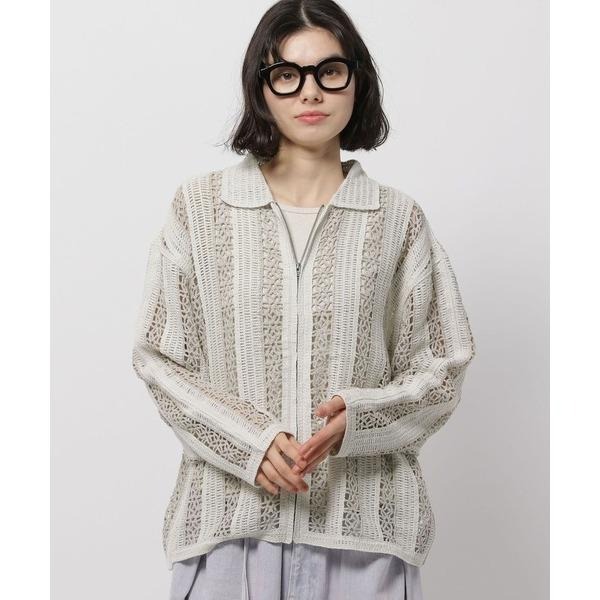 ：常花二手：🇯🇵 niko and... ✿ 簍空針織拉鍊罩衫（實拍照請看下方商品說明欄）日牌正品 現貨-細節圖8