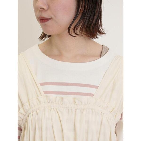 ：常花二手：🇯🇵 Samansa Mos2 ✿ 2way抓皺蝴蝶結外罩背心（實拍照請看下方商品說明欄）日牌正品 現貨-細節圖4