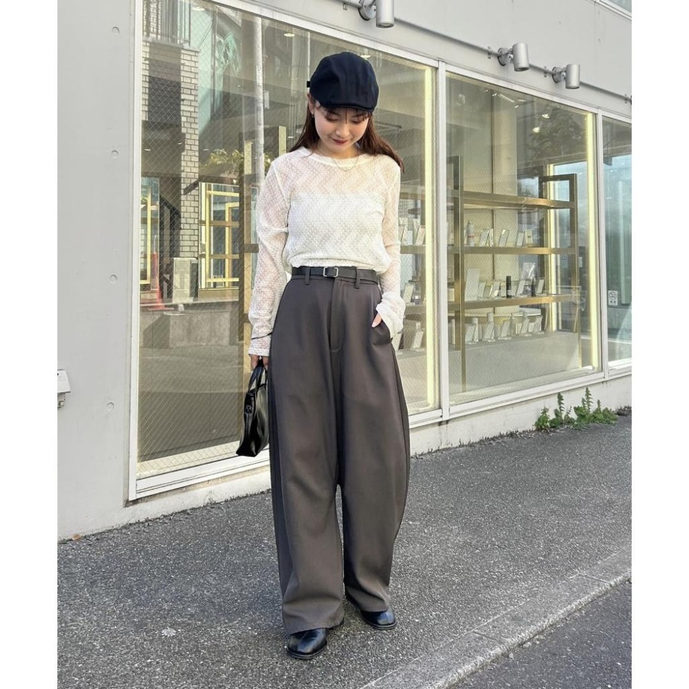 ：常花二手：🇯🇵 mystic ✿ 幾何花紋蕾絲透膚上衣（實拍照請看下方商品說明欄）日牌正品 現貨-細節圖4