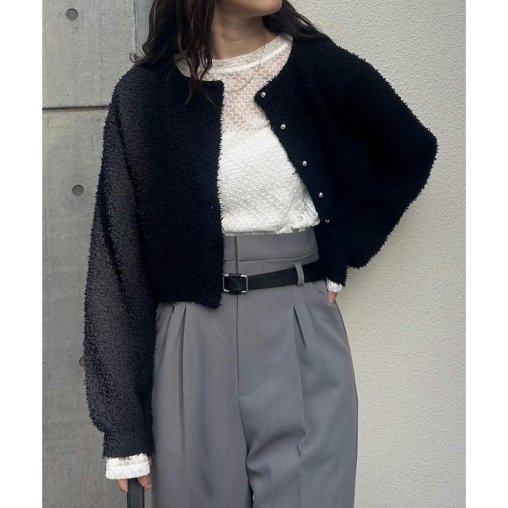 ：常花二手：🇯🇵 mystic ✿ 幾何花紋蕾絲透膚上衣（實拍照請看下方商品說明欄）日牌正品 現貨-細節圖8