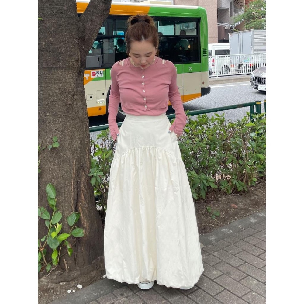 ：常花二手：🇯🇵 Ungrid ✿ 立體蓬鬆打褶氣球裙（實拍照請看下方商品說明欄）日牌正品 現貨-細節圖9