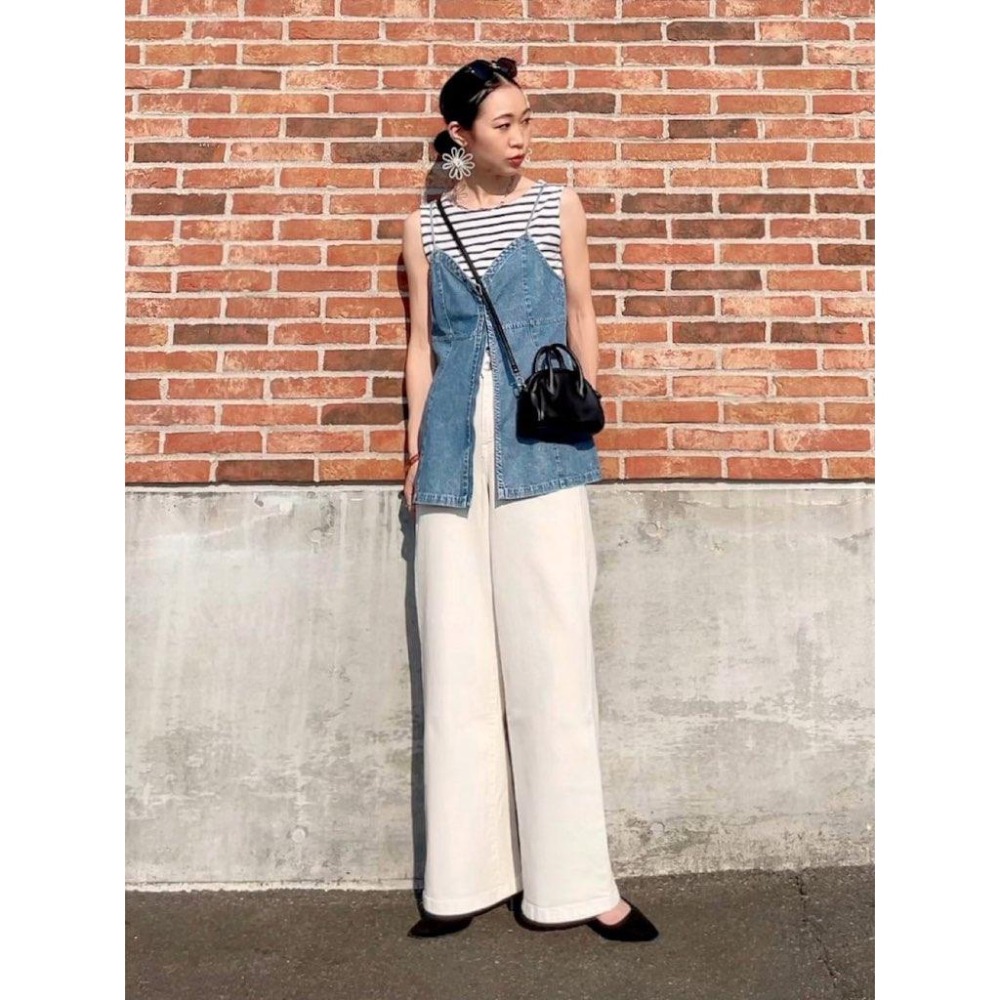 ：常花二手：🇯🇵 Ungrid✿ 牛仔造型外罩背心（實拍照請看下方商品說明欄）日牌正品 現貨-細節圖5