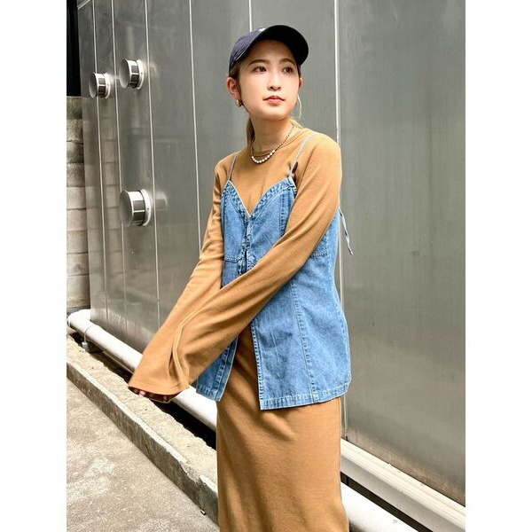 ：常花二手：🇯🇵 Ungrid✿ 牛仔造型外罩背心（實拍照請看下方商品說明欄）日牌正品 現貨-細節圖7