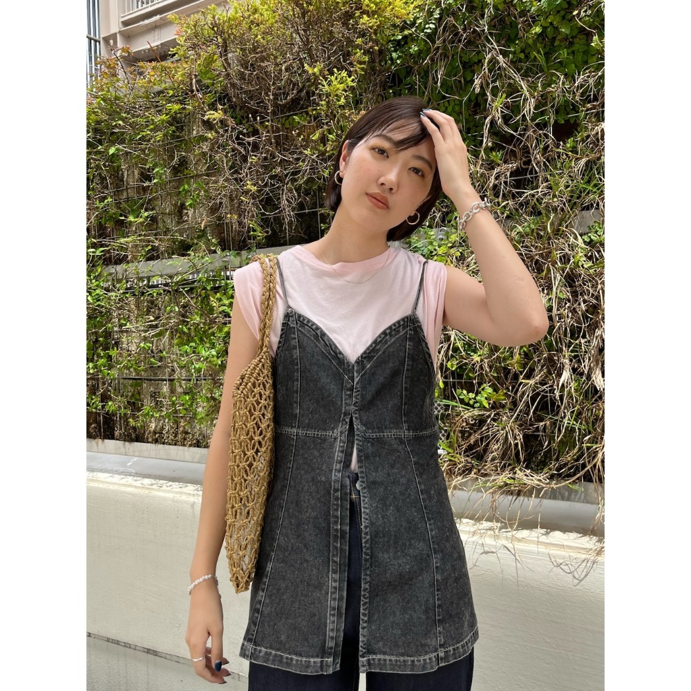 ：常花二手：🇯🇵 Ungrid✿ 牛仔造型外罩背心（實拍照請看下方商品說明欄）日牌正品 現貨-規格圖9