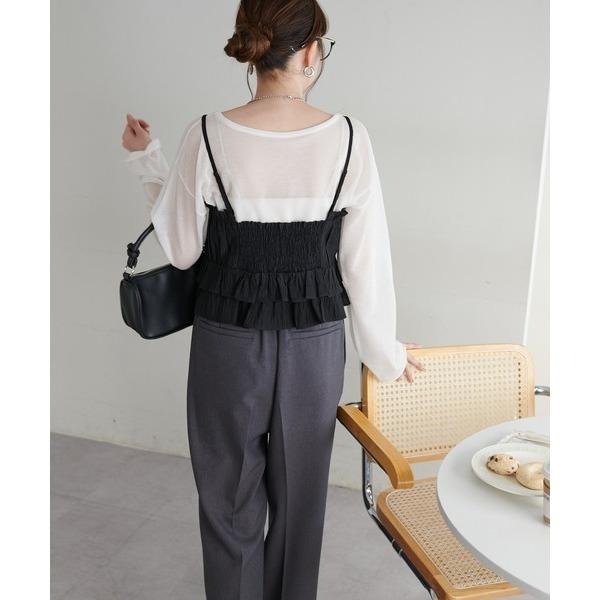 ：常花二手：🇯🇵 DISCOAT ✿ 層次抽皺短版外罩小背心（實拍照請看下方商品說明欄）日牌正品 現貨-細節圖6