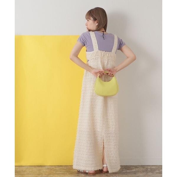 ：常花二手：🇯🇵 Ray BEAMS ✿ 羽毛馬甲腰間簍空直筒洋裝（實拍照請看下方商品說明欄）日牌正品 現貨-細節圖6