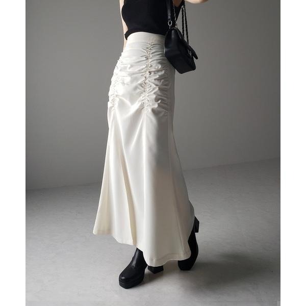 ：常花二手：🇯🇵 me+em select ✿ 抓皺造型個性長裙（實拍照請看下方商品說明欄）日牌正品 現貨-細節圖7