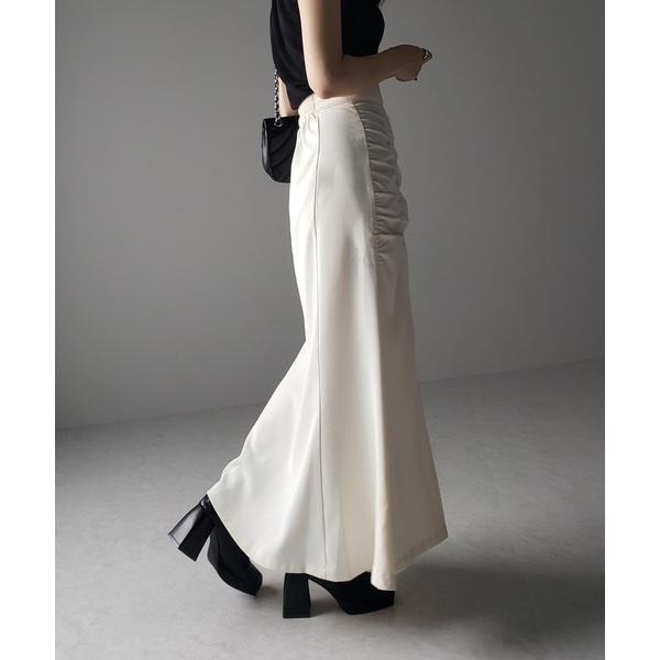 ：常花二手：🇯🇵 me+em select ✿ 抓皺造型個性長裙（實拍照請看下方商品說明欄）日牌正品 現貨-細節圖8