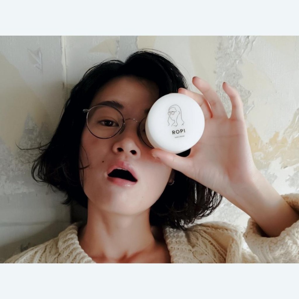 常花日本代購：現貨 ROPI CREAM 日系濕髮 小眾髮品 濕潤髮束感造型乳 髮膠髮乳 日牌正品-細節圖3