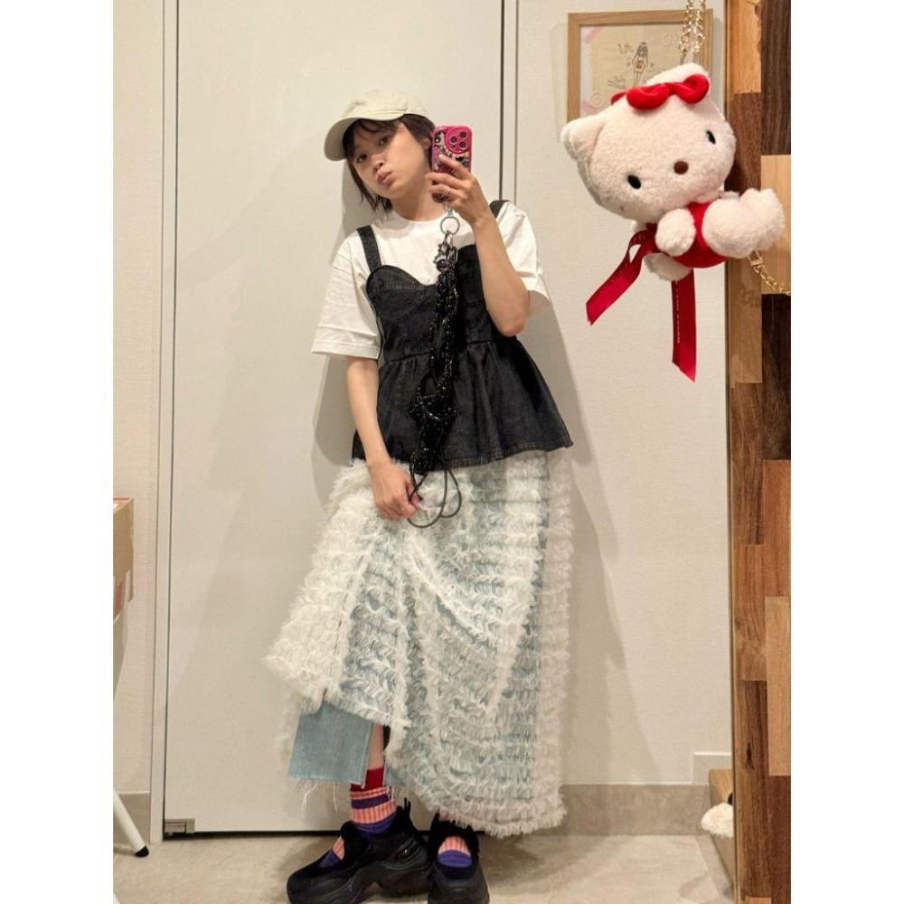 ：常花二手：🇯🇵 KBF ✿ 牛仔馬甲外罩背心（實拍照請看下方商品說明欄）日牌正品 現貨-細節圖5