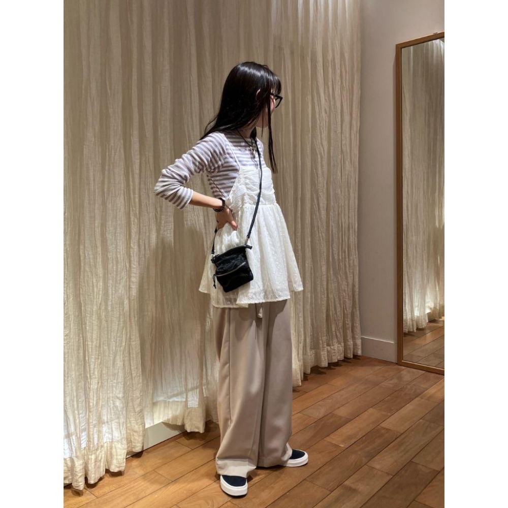 ：常花二手：🇯🇵 fredy emue ✿ 胸口抓皺緹花外罩背心（實拍照請看下方商品說明欄）日牌正品 現貨-細節圖8