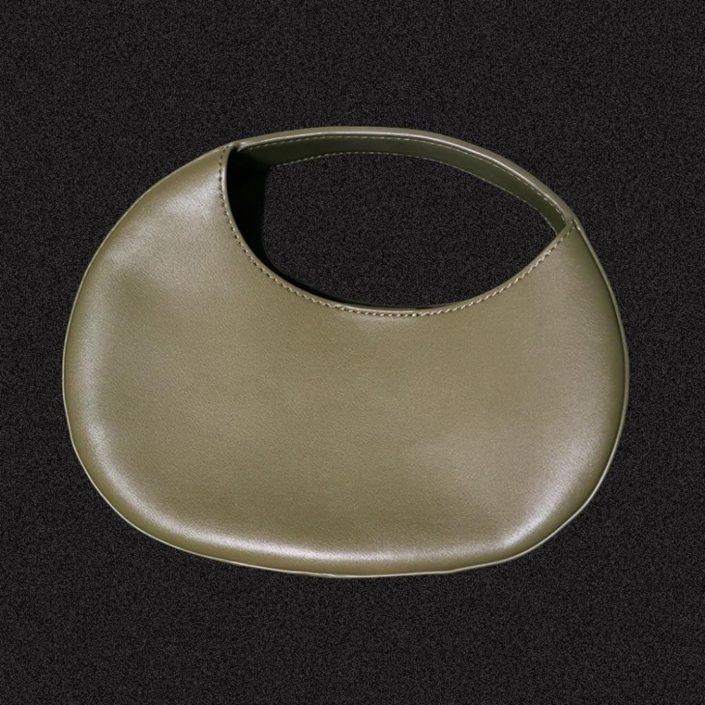 ：常花二手：🇯🇵 FRAY I.D ✿ 簡約半月造型肩背包（實拍照請看下方商品說明欄）日牌正品 現貨-細節圖6