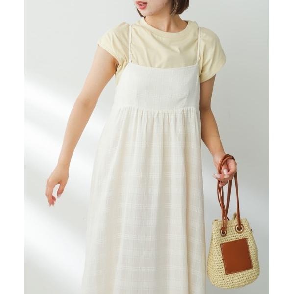 ：常花二手：🇯🇵 SENSE OF PLACE ✿ 格紋透膚夏日綁帶吊帶洋裝（實拍照請看下方商品說明欄）日牌正品 現貨-細節圖2