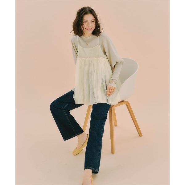 ：常花二手：🇯🇵 titivate ✿ 層次澎澎薄紗吊帶背心（實拍照請看下方商品說明欄）日牌正品 現貨-細節圖2