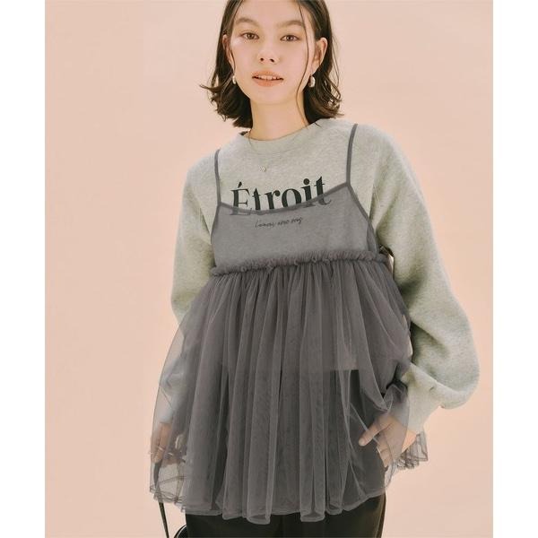 ：常花二手：🇯🇵 titivate ✿ 層次澎澎薄紗吊帶背心（實拍照請看下方商品說明欄）日牌正品 現貨-細節圖7