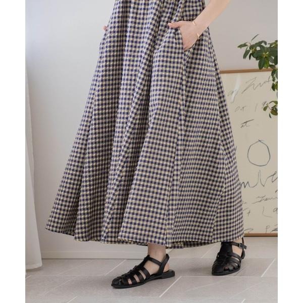 ：常花二手：🇯🇵 LOWRYS FARM ✿ 格紋細肩帶吊帶洋裝（實拍照請看下方商品說明欄）日牌正品 現貨-細節圖9