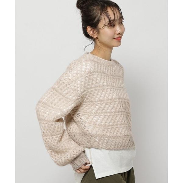 ：常花二手：🇯🇵 niko and... ✿ 簍空針織短版外罩上衣（實拍照請看下方商品說明欄）日牌正品 現貨-細節圖3