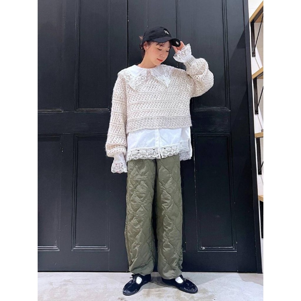 ：常花二手：🇯🇵 niko and... ✿ 簍空針織短版外罩上衣（實拍照請看下方商品說明欄）日牌正品 現貨-細節圖5